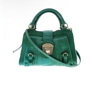 Ris-K emerald green satchel ✨ used condition